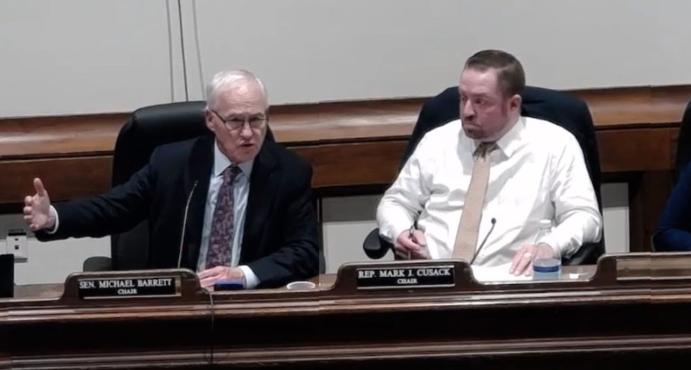 Sen. Mike Barrett & Rep. Mark Cusack