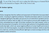 Chelmsford 2026 bylaw introduction